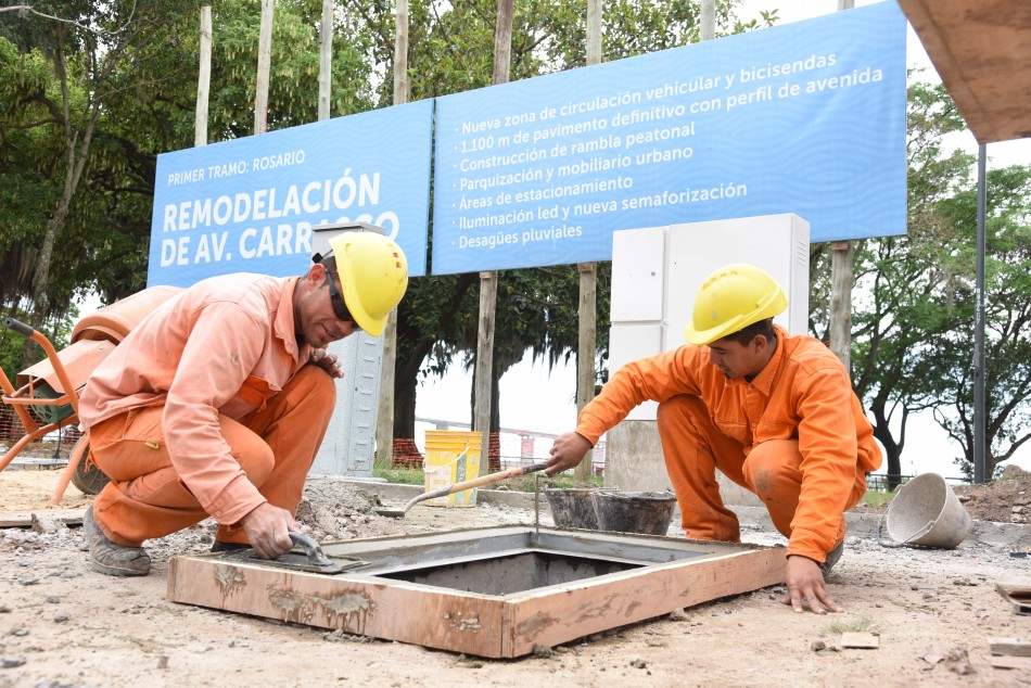 166874 | Fein supervisó el avance de la obra de Avenida Carrasco y el Parque de la Cabecera - Subsecretaría de Comunicación Social (Silvio Moriconi)