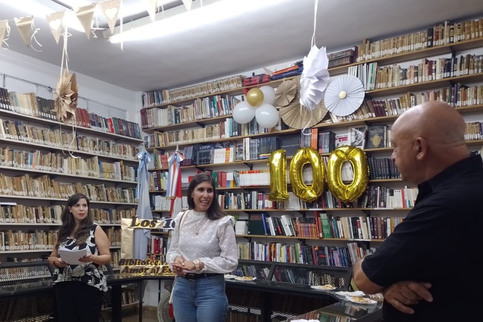 398581 | La Biblioteca Popular Amor al Estudio cumplió 100 años  -